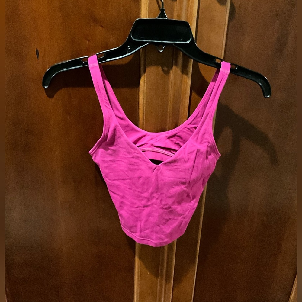 Lululemon Pink Crop Top size 0